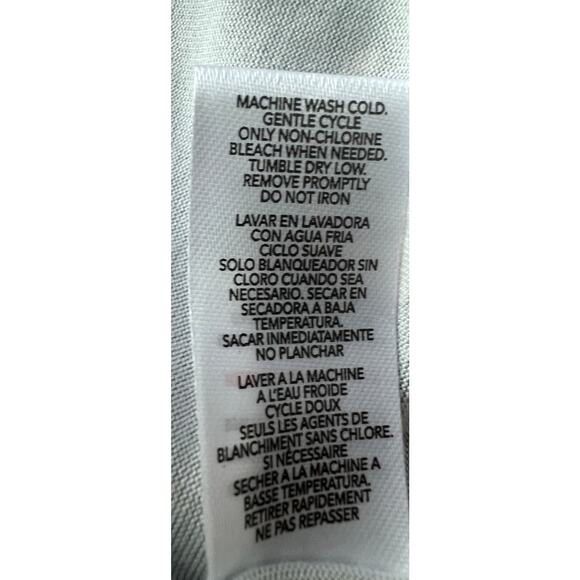 FLORA NIKROOZ WOMENS SMALL LIGHTWEIGHT LONG SLEEVE PAJAMA TOP ONLY GREY - Picture 10 of 12